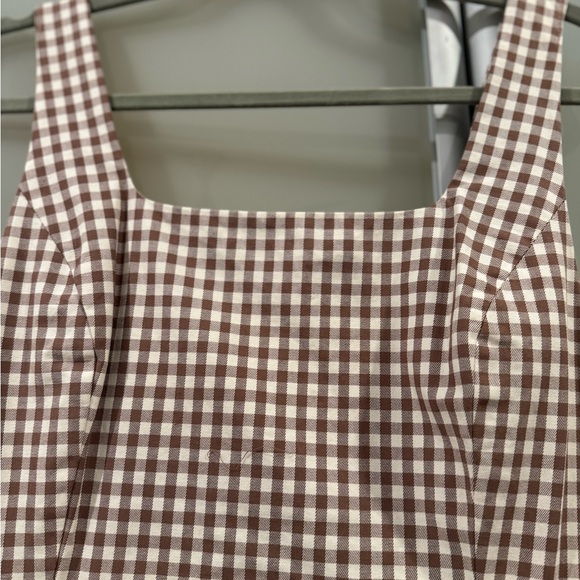 Favorite Daughter - The Breakup Dress in brown gingham - Picture 6 of 6
